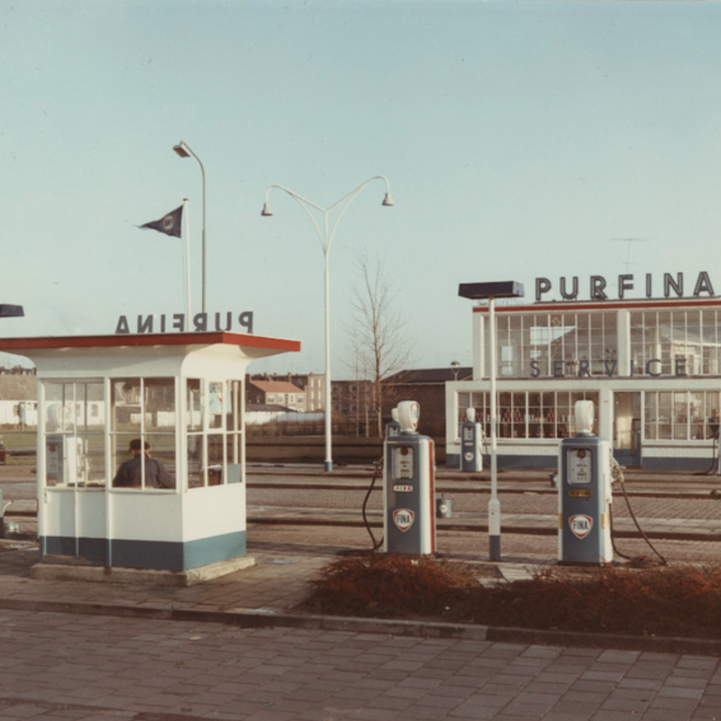 Benzinestation Purfina 