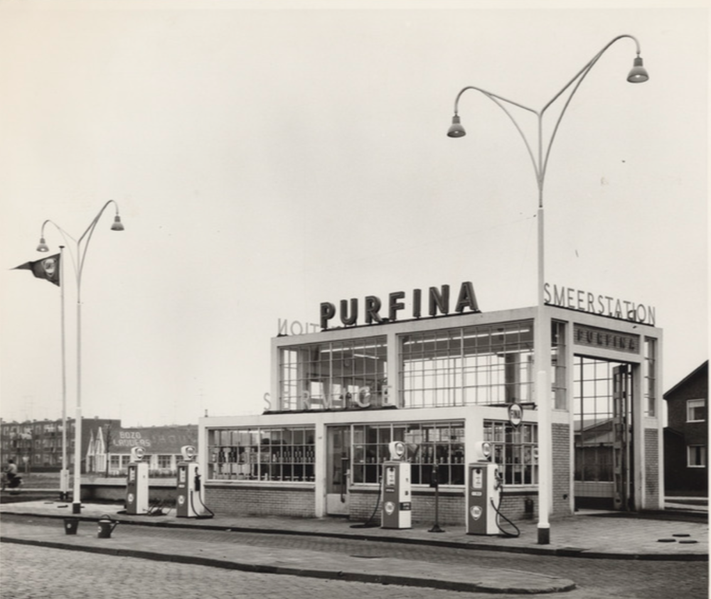 Benzinestation Purfina 