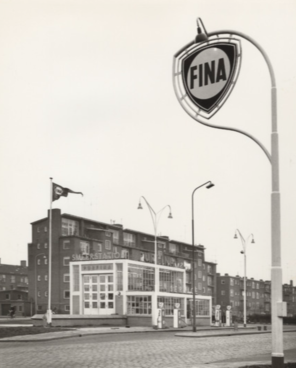 Benzinestation Purfina 