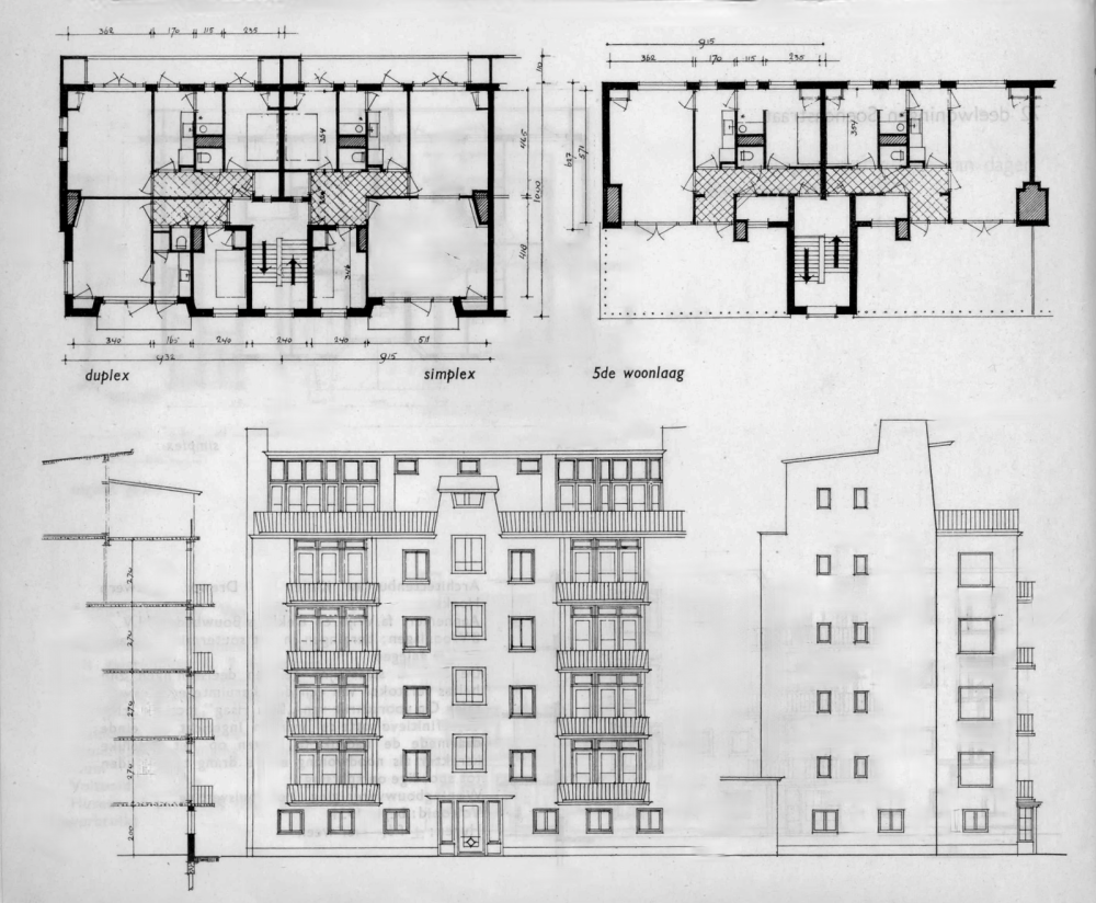 Deel- en dakterraswoningen Soendablok