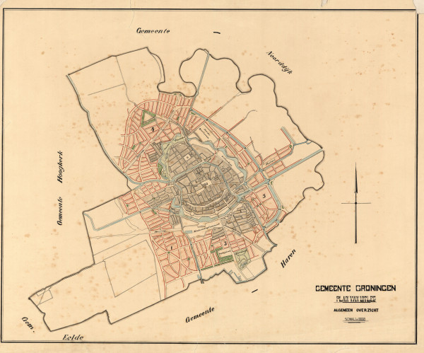 Plan van Uitleg Mulock Houwer, 1903-1906
