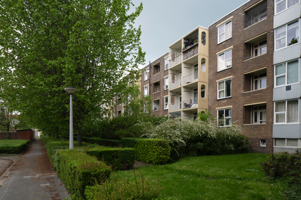 Portieketageflats met triplexwoningen