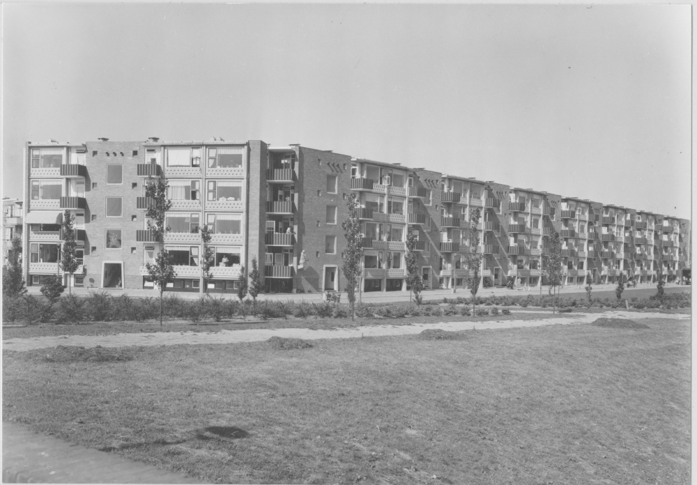 Portieketageflats met triplexwoningen