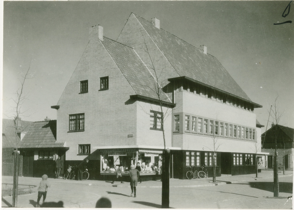 Winkels met woningen